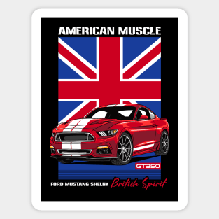 American v8 GT350 Car Sticker